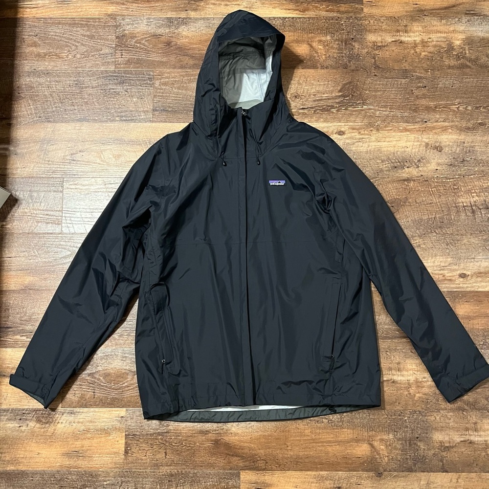 Men's Torrentshell 3L Rain Jacket (Black)- Size XL